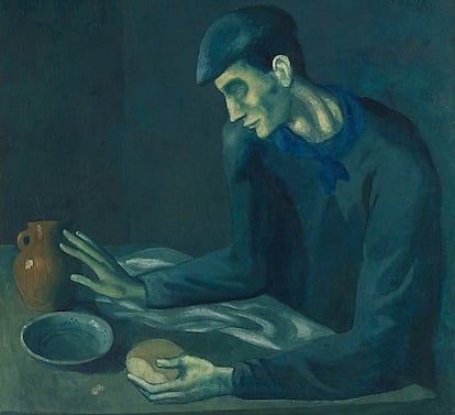 'La comida del ciego', de Pablo Picasso (1903).