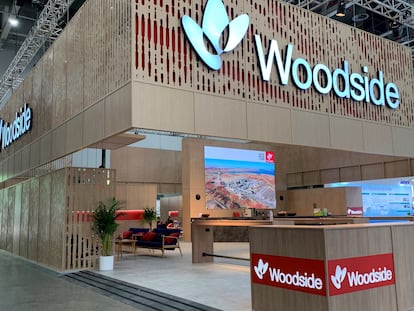 Pabellón de Woodside en la conferencia mundial del gas de Daegu (Corea del Sur), el mayo pasado.