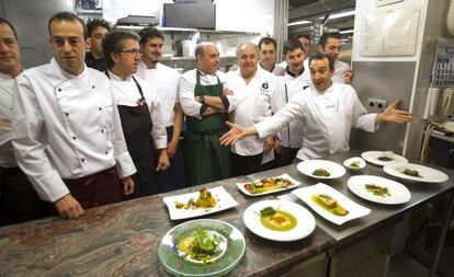 Los cocineros vitorianos presentan sus platos dedicados a la Green Capital.