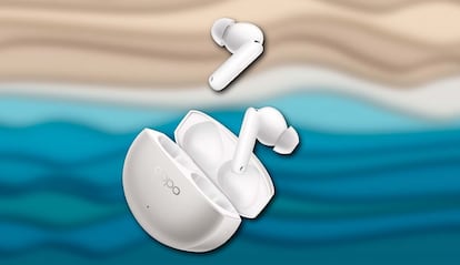 Nuevos auriculares OPPO Enco X3s con fondo