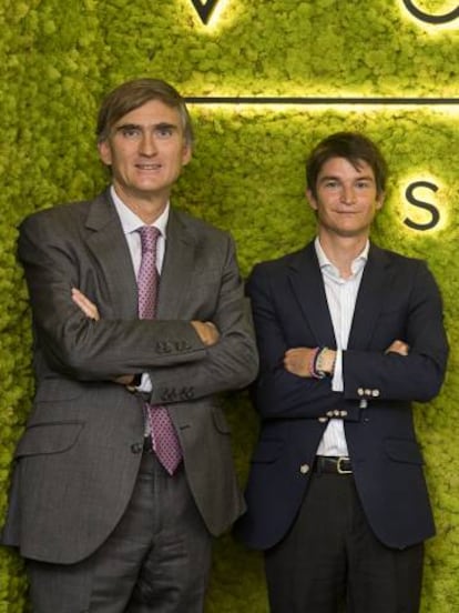 Francisco Garc&iacute;a Param&eacute;s (izquierda) y Gonzalo Recarte, en la sede de Value School.