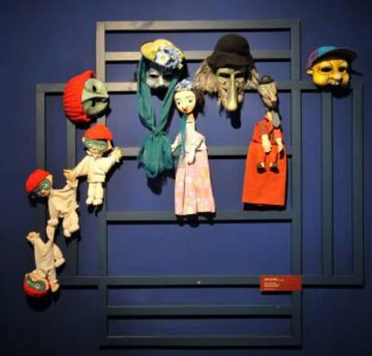 Títeres en el Museo de Marionetas de Chrudim, en Bohemia oriental.