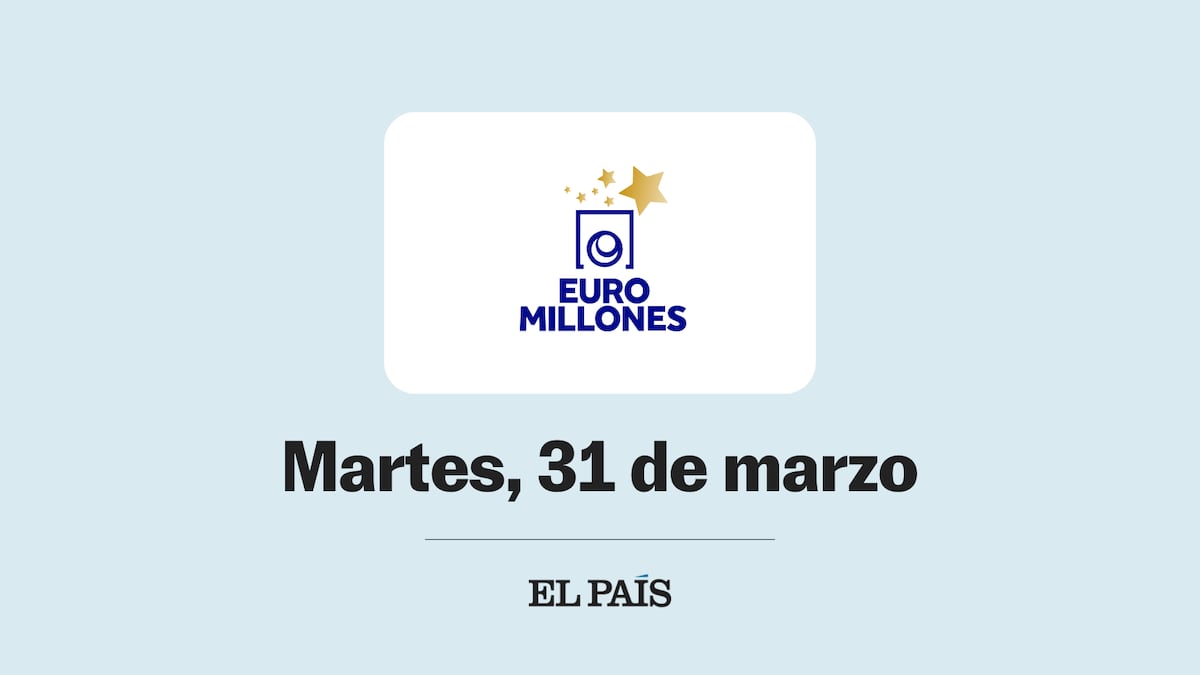 Euromillones: comprobar sorteo del martes 31 de marzo
