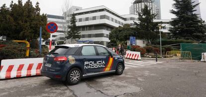 Un coche patrulla de la Polic&iacute;a Nacional, en una imagen de archivo. 
 