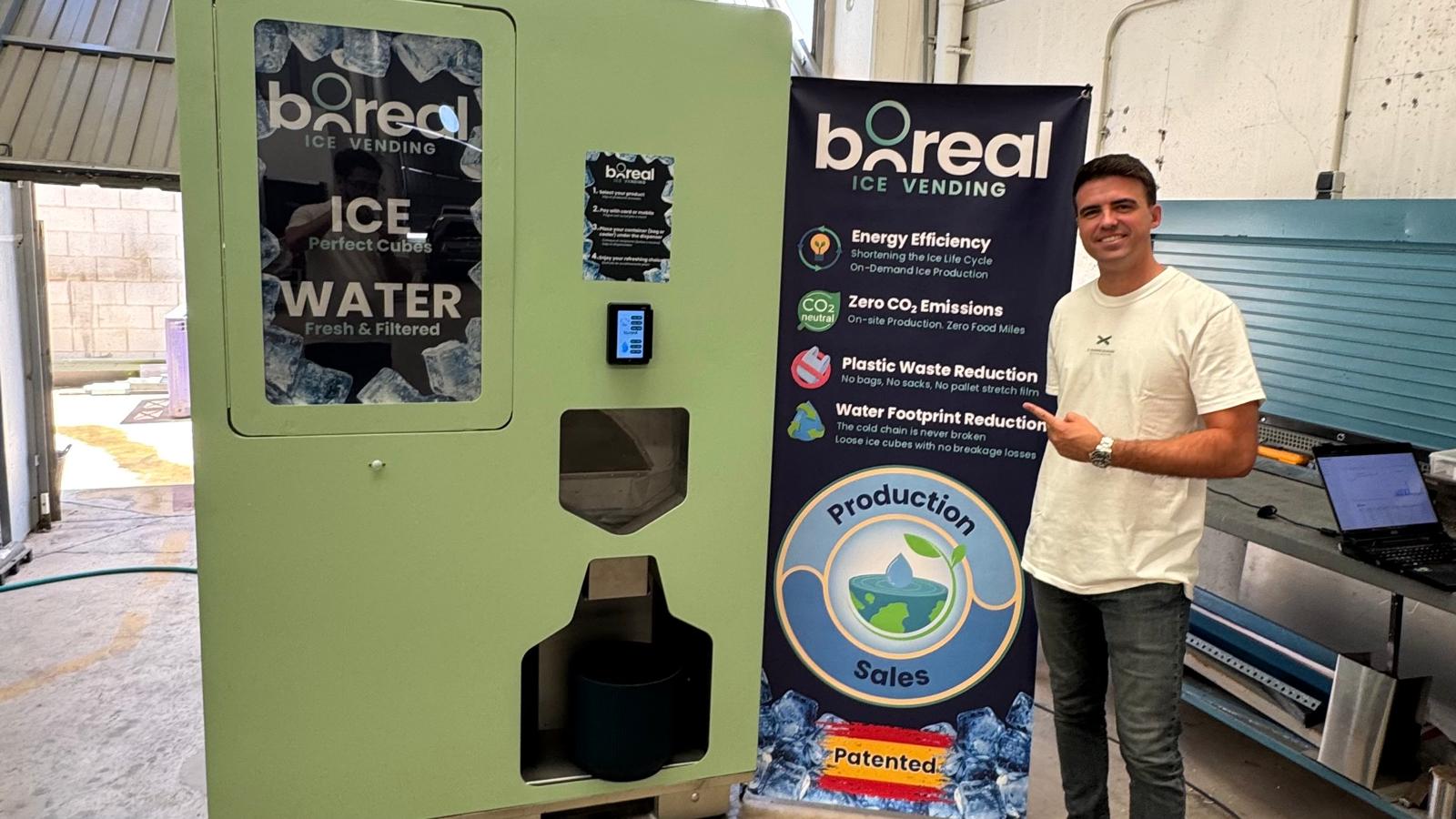 Hielo al momento: la máquina expendedora que quiere revolucionar su distribución