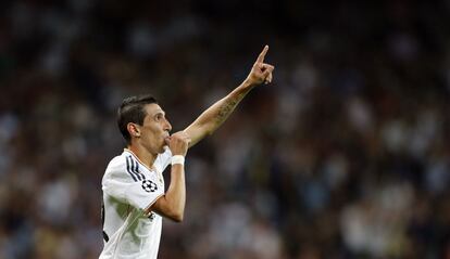 Di María celebra uno de sus goles