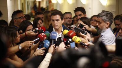 El líder de Ciudadanos, Albert Rivera. 