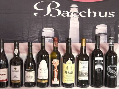 Los diez vinos premiados en la actual edición de los Bacchus.