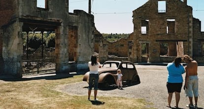 Oradour-sur-Glane (Francia). Su poblaci&oacute;n fue exterminada por Alemania en 1944.