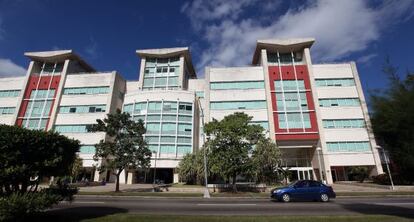 Imagen del Miramar Trade Center, en La Habana.