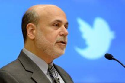 Imagen del jefe de la Reserva Federal de EE.UU., Ben Bernanke. EFE/Archivo