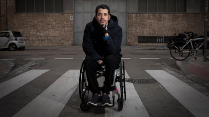 Alberto Aláiz, exjugador de rugby que se quedo tetrapléjico durante un partido.