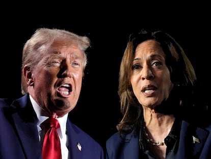 Donald Trump y Kamala Harris
