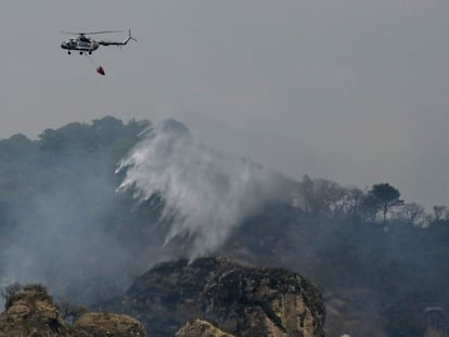 Incendios en Tepoztlán