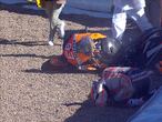 Captura del accidente de Márquez en Jerez.