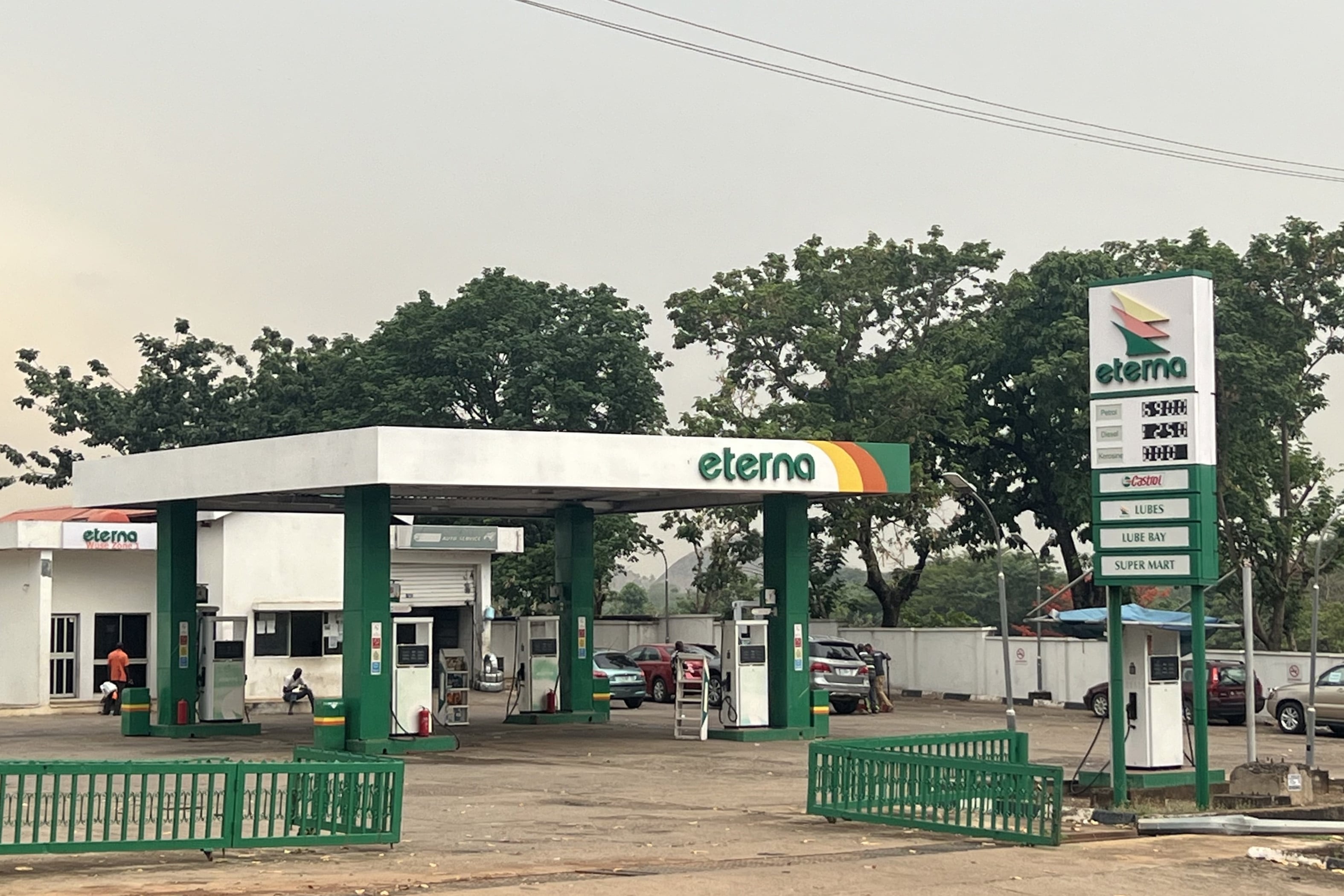 Una gasolinera en Abuja, Nigeria, en una imagen de abril de 2024.