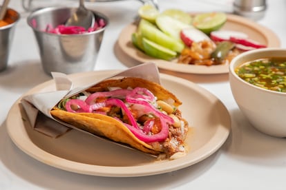 Quesabirria de la taquería El Compita en Ciudad de México el 2 de julio del 2025.