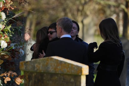 El cantante Niall Horan en el funeral de su excompañero de One Direction, Liam Payne, en Amersham (Inglaterra) el miércoles 20 de noviembre.
