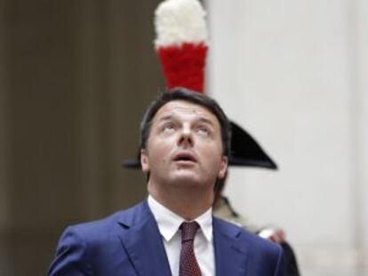 Matteo Renzi, el martes en Roma.