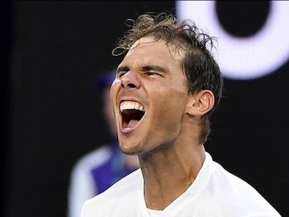 Rafa Nadal, depois de ganhar de Zverev.