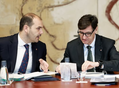 Salvador Illa y Albert Dalmau