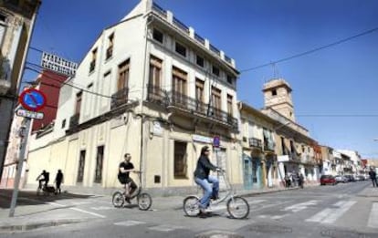 Una de las calles de El Cabanyal.