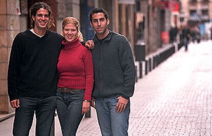 Amir Segall, Daniela Prusky y Joseph Danziger, en Madrid.