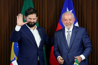 Gabriel Boric y Lula da Silva