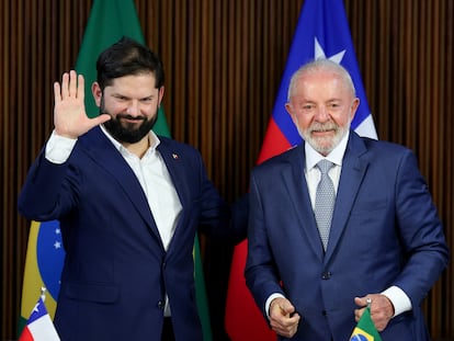 Gabriel Boric y Lula da Silva