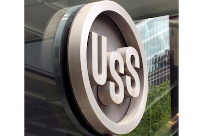 El logo de U. S. Steel en su sede en Pittsburgh (Pensilvania), en una imagen de archivo.