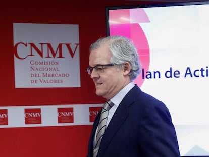 Sebastián Albella, presidente de la CNMV.