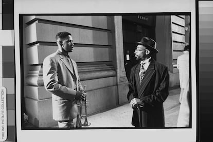 Spike Lee and Denzel Washington.