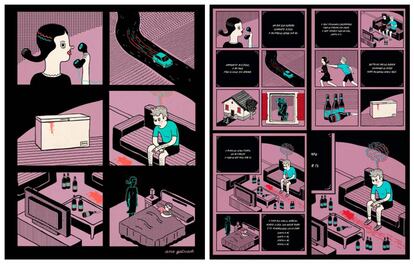Mini comic for 'Los Planetas' tribute.