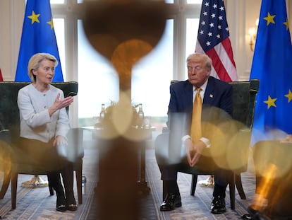 Donald Trump y Ursula von der Leyen