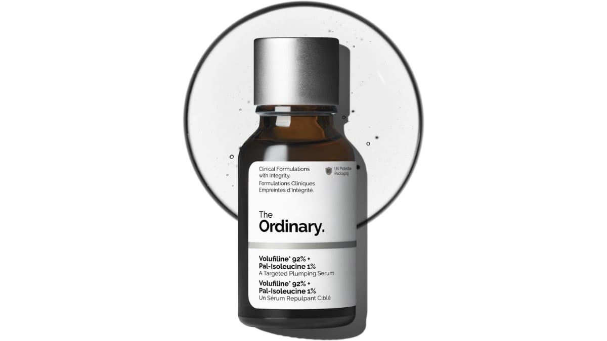 Sérum The Ordinary Volufiline* 92% + Pal-Isoleucine 1%.