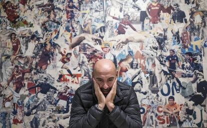 Ram&oacute;n Rodr&iacute;guez Verdejo, Monchi, en el centro deportivo de Trigoria de la Roma.