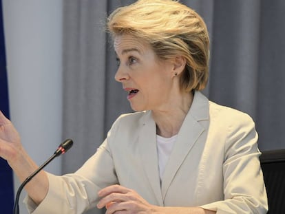 La presidenta de la COmisióN Europea Ursula von der Leyen.