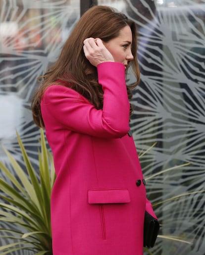 La duquesa ha sido vista comprando ropa de bebé de color rosa, pero ella no ha desvelado si sabe el sexo de su segundo hijo.