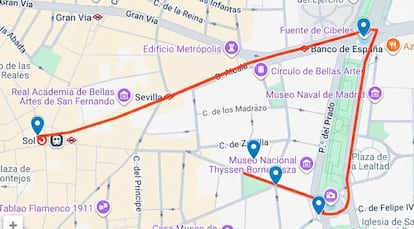 Recorrido de la manifestación contra los desahucios de este sábado 26 de septiembre