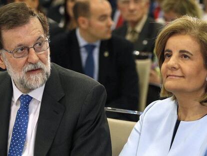 Mariano Rajoy y Fátima Báñez.