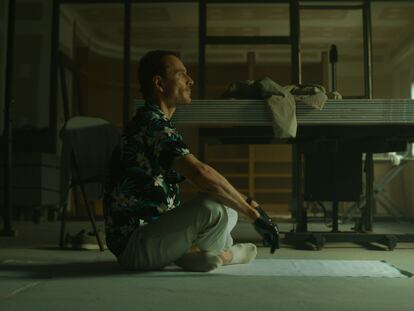 A scene from ‘The Killer,’ with Michael Fassbender.