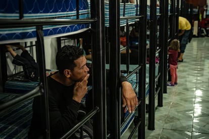 One of the rooms in the Church of La Soledad, reserved for migrants who are ill.