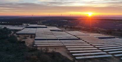 Una instalación fotovoltaica de Solaria, en una imagen de archivo.