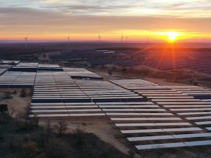 Una instalación fotovoltaica de Solaria, en una imagen de archivo.