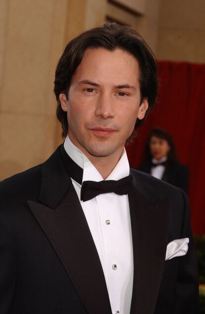 Keanu Reeves, en la ceremonia de 2003, en la que 'Chicago' fue la gran triunfadora. El actor de 'Matrix' nunca ha sido nominado a los Oscar.