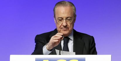 El presidente de ACS, Florentino Pérez.