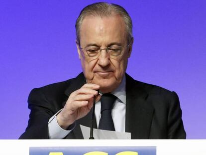 El presidente de ACS, Florentino Pérez.