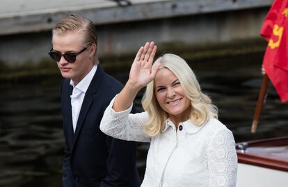 Hijo mayor de Mette-Marit de Noruega