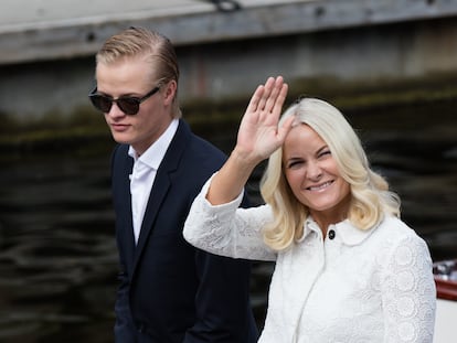 Hijo mayor de Mette-Marit de Noruega