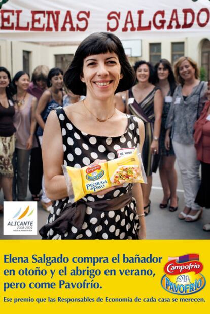 Cartel de la campaña <i>Elena(s) Salgado.</i>